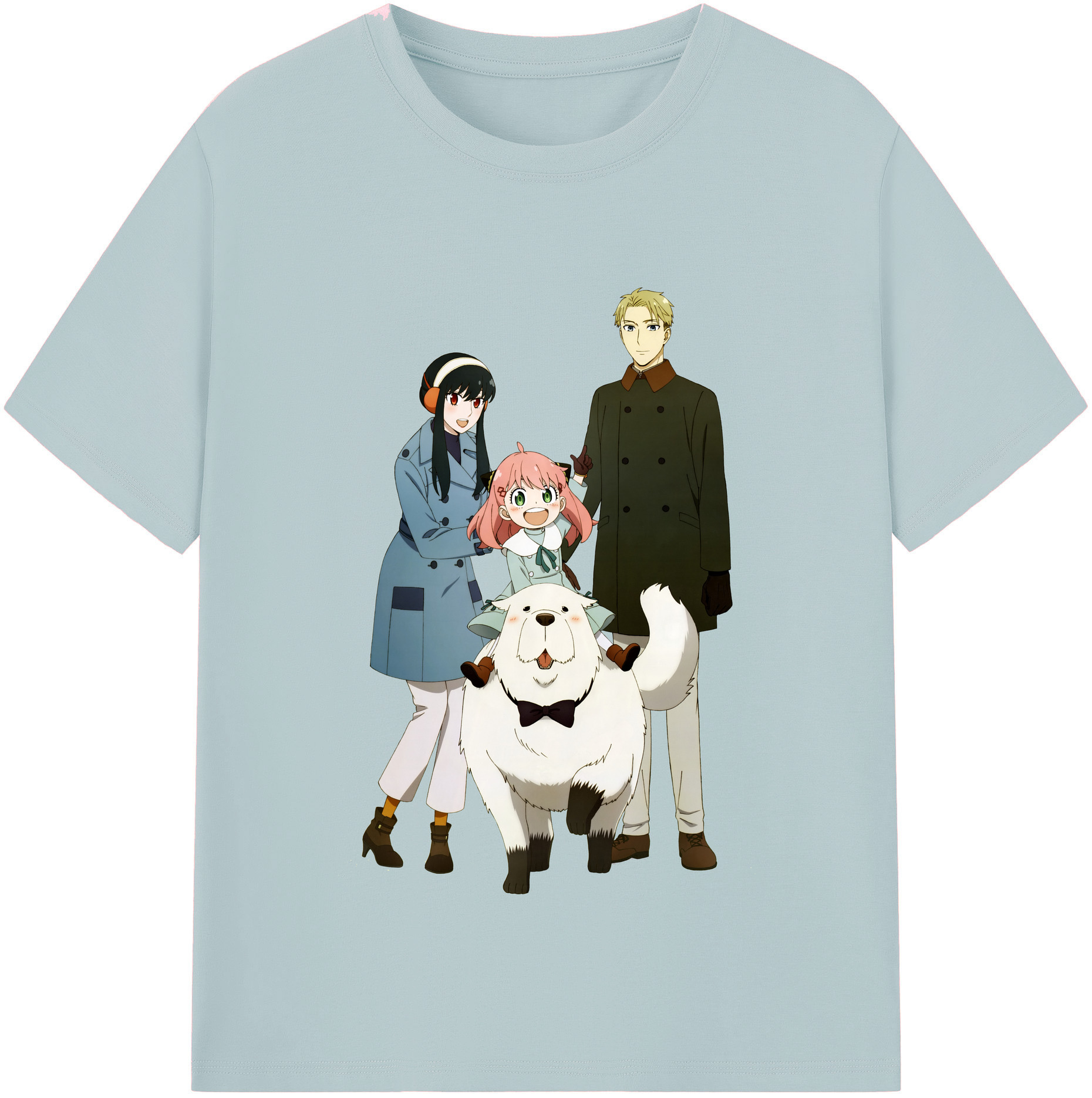 （画像用） SPY×FAMILY间谍家家酒 綿100％半袖Tシャツ（フロントプリント）